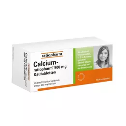 CALCIUM-RATIOPHARM 500 mg μασώμενα δισκία, 100 τεμ