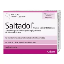 SALTADOL Ηλεκτρολύτης σε σκόνη για στοματική χρήση, 6 τεμ