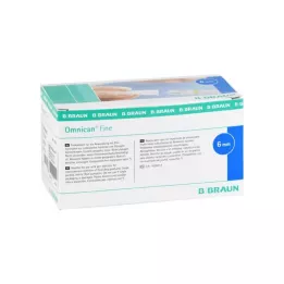 OMNICAN σωληνίσκος λεπτού στυλό 31 G 0,25x6 mm, 100 τεμάχια