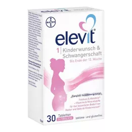 ELEVIT 1 επιθυμία για τεκνοποίηση &amp; Ταμπλέτες εγκυμοσύνης, 30 τεμ