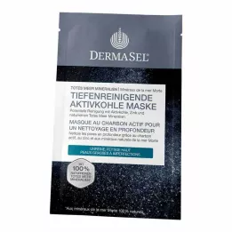 DERMASEL Μάσκα με ενεργό άνθρακα σε βάθος καθαρισμού, 12 ml