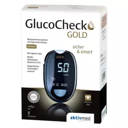 GLUCOCHECK GOLD Σετ μετρητή γλυκόζης αίματος mmol/l, 1 τεμ