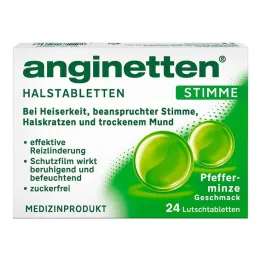 Παστίλιες φωνής Anginette, 24 τεμ