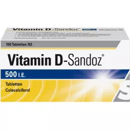 VITAMIN D SANDOZ 500 IU δισκία, 100 τεμ