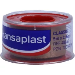 HANSAPLAST Fixierpfl.Classic 2,5 cmx5 m push, 1 τεμ