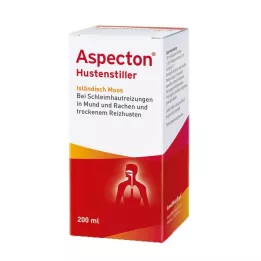 ASPECTON Κατασταλτικό του βήχα Ισλανδικός χυμός βρύου, 200 ml
