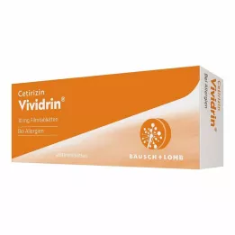 CETIRIZIN Vividrin 10 mg επικαλυμμένα με λεπτό υμένιο δισκία, 20 τεμ