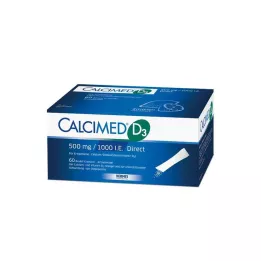 CALCIMED D3 500 mg/1000 I.E Direct Granules, 60 τεμ