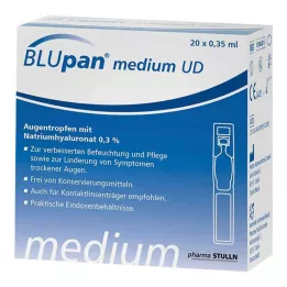 οφθαλμικές σταγόνεςBLUPAN μέτριες UD , 20Χ0,35 ml