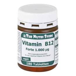 Βιταμίνη Β12 1000 [my]g δισκία Forte (180 τεμάχια)