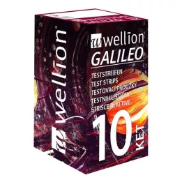WELLION GALILEO Δοκιμαστικές ταινίες κετόνης, 10 τεμάχια