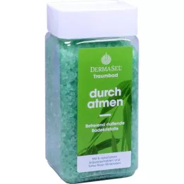 DERMASEL Αλάτι μπάνιου Νεκράς Θάλασσας Αναπνεύστε βαθιά, 520 γρ