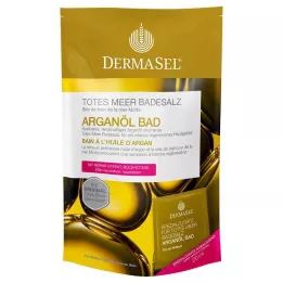DERMASEL Αλάτι μπάνιου Νεκράς Θάλασσας+έλαιο αργκάν, 1 P