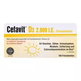 CEFAVIT D3 2.000 IU επικαλυμμένα με λεπτό υμένιο δισκία, 100 τεμ