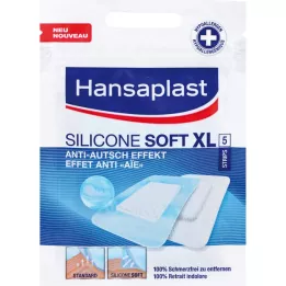 HANSAPLAST Μαλακές λωρίδες σιλικόνης XL 50x72 mm, 5 τμχ