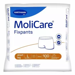 MOLICARE Παντελόνι σταθερό κοντό πόδι, μέγεθος L, 100 τεμάχια