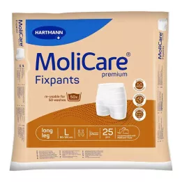 MOLICARE Premium Fixpants μακρύ πόδι μέγεθος L, 25 τεμ