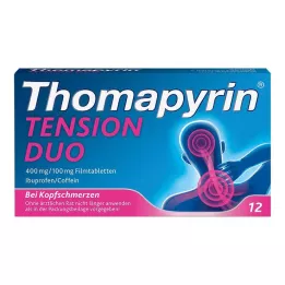 THOMAPYRIN TENSION DUO 400 mg/100 mg επικαλυμμένα με λεπτό υμένιο δισκία, 12 τεμ