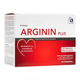 ARGININ PLUS Βιταμίνη Β1+Β6+Β12+Φολικό οξύ επικαλυμμένα με λεπτό υμένιο δισκία, 240 τεμ