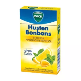 WICK Λεμόνι &amp; φυσική καραμέλα μενθόλης χωρίς ζάχαρη Clickbox, 46 γρ