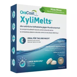 ORACOAT Συγκολλητικές ταμπλέτες XyliMelts ήπιας μέντας, 40 τεμ