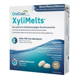 ORACOAT Αυτοκόλλητες ταμπλέτες XyliMelts χωρίς μέντα, 40 τεμ