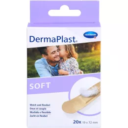 DERMAPLAST SOFT Γύψινες λωρίδες 19x72 mm, 20 τεμάχια