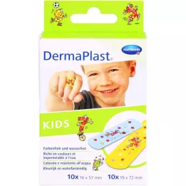 DERMAPLAST KIDS Γύψινες λωρίδες 2 μεγεθών, 20 τεμαχίων