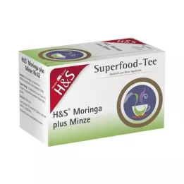 H&amp;S Moringa plus φίλτρου μέντας, 20Χ2,3 γρ