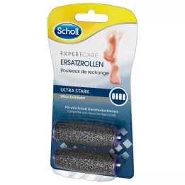 SCHOLL Βελούδινα λεία ανταλλακτικά ρολά Pedi εξαιρετικά δυνατά, 2 τεμαχίων