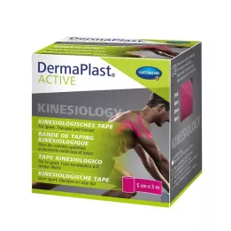 DERMAPLAST Ταινία Active Kinesiology 5 cmx5 m ροζ, 1 τεμ