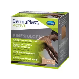 DERMAPLAST Ταινία Active Kinesiology 5 cmx5 m μπεζ, 1 τεμ
