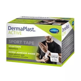 DERMAPLAST Active Sport Tape 3,75 cmx7 m λευκή, 1 τεμάχιο