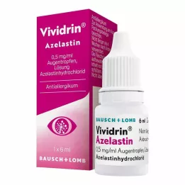 VIVIDRIN Αζελαστίνη 0,5 mg/ml οφθαλμικές σταγόνες, 6 ml