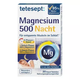 TETESEPT Ταμπλέτες νύχτας Magnesium 500, 30 τεμ