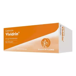 CETIRIZIN Vividrin 10 mg επικαλυμμένα με λεπτό υμένιο δισκία, 100 τεμ