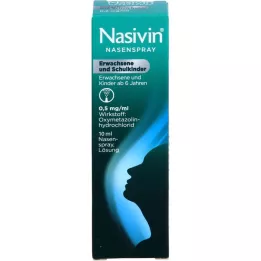 NASIVIN Ρινικό σπρέι για ενήλικες και μαθητές, 10 ml