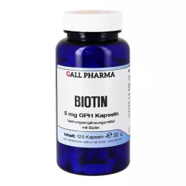 BIOTIN 5 mg GPH κάψουλες, 120 τεμ