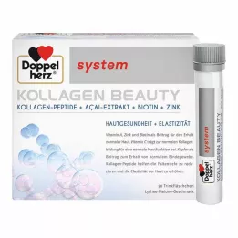 DOPPELHERZ Μπουκάλια πόσιμου συστήματος Collagen Beauty, 30 τεμ