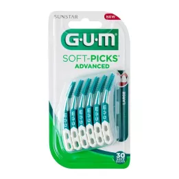 GUM Soft Picks Advanced μεγάλα, 30 τεμ