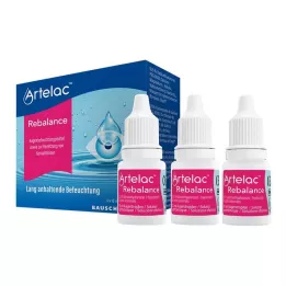 ARTELAC Οφθαλμικές σταγόνες Rebalance, 3X10 ml