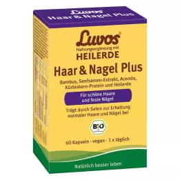 LUVOS Healing Clay Organic Hair &amp; Κάψουλες Nail Plus, 60 τμχ