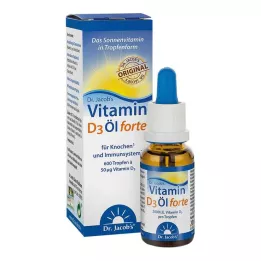 VITAMIN D3 ÖL forte Dr.Jacobs drops, 20 ml