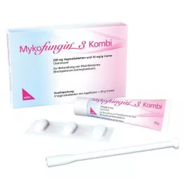 MYKOFUNGIN 3 combi κολπικά δισκία 200 mg + 10 mg/g Cre., 1 συσκευασία