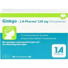 GINKGO-1A Pharma 120 mg επικαλυμμένα με λεπτό υμένιο δισκία, 30 τεμ