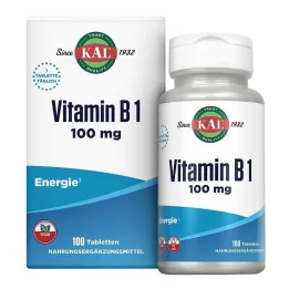 Βιταμίνη Β1 Θειαμίνη 100 mg δισκία, 100 τεμ