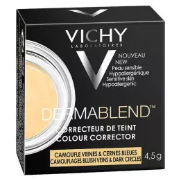VICHY DERMABLEND Διορθωτικό χρώμα κίτρινο κρέμα, 4,5 γρ