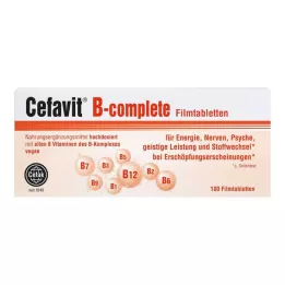 CEFAVIT B-complete επικαλυμμένα με λεπτό υμένιο δισκία, 100 τεμ