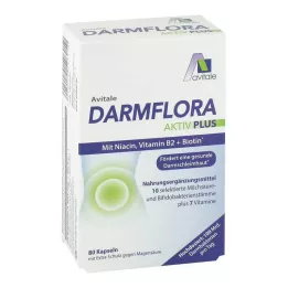 DARMFLORA Aktiv Plus 100 δισεκατομμύρια βακτήρια + 7 βιταμίνες, 80 τεμ