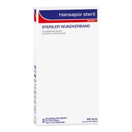 Αποστειρωμένο επίθεμα τραυμάτων Hansapor 10x20 cm (3 τεμάχια)